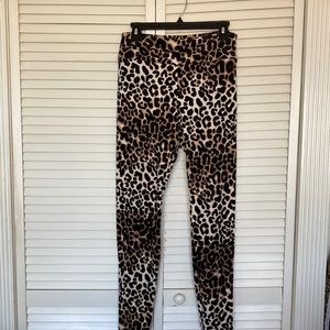 Leopard leggings size L (11-13)